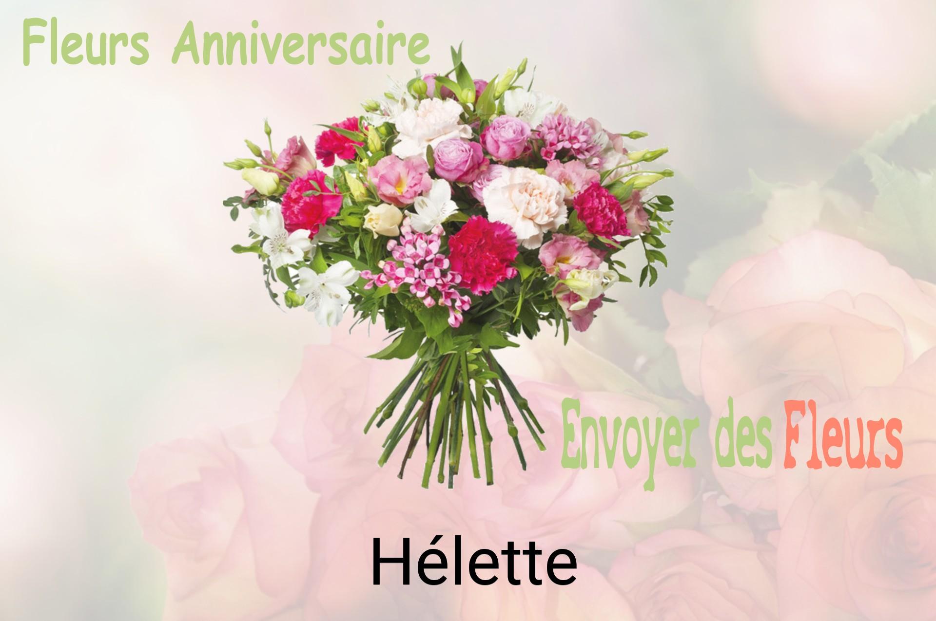 Bouquet de fleurs d’anniversaire livré à Hélette